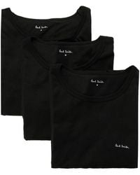 Paul Smith - Pack Of Three Logo Cotton T-Shirt - Lyst