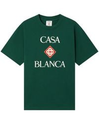 CASABLANCA - Diamond Logo Short Sleeve T-Shirt - Lyst