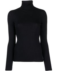 Majestic - Cotton And Cashmere Blend Turtleneck Sweater - Lyst