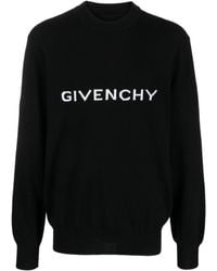 Givenchy - Logo Wool Crewneck Sweater - Lyst
