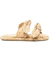 Zimmermann - Carousel Linen Sandals - Lyst