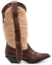 Sonora Boots - Stivale texano in pelle ricamato - Lyst