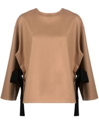 Erika Cavallini Semi Couture - Nara Wool Blend Blouse - Lyst