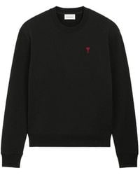 Ami Paris - Ami De Coeur Cotton Sweatshirt - Lyst