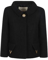 Valentino - Vlogo Signature Wool Jacket - Lyst