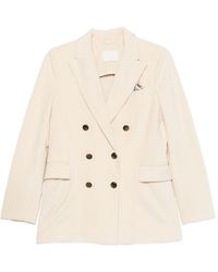 Circolo 1901 - Cotton Double-Breasted Jacket - Lyst
