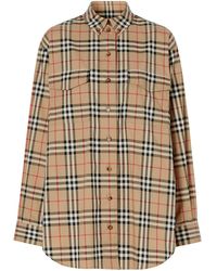 Burberry Shirts for Women - Up to 58% off at Lyst.com
