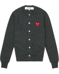 Comme des Garçons - Wool Cardigan With Heart - Lyst