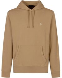 Polo Ralph Lauren - Logo-Embroidered Drawstring Hoodie - Lyst