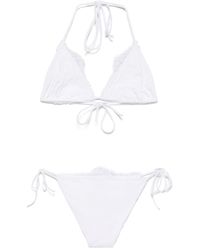 Ermanno Scervino - Triangle Bikini Set - Lyst