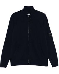 C.P. Company - Wool Zipped Cardigan - Lyst
