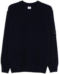 C.P. Company - Wool Crewneck Sweater - Lyst