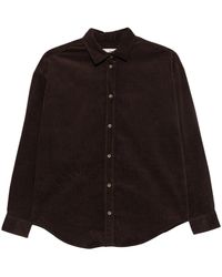 MC2 Saint Barth - Corduroy Embroidered-Logo Shirt - Lyst