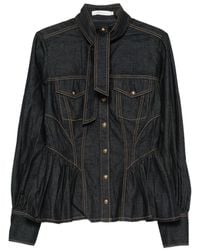 Zimmermann - Denim Cotton Shirt - Lyst