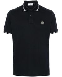 Stone Island - Compass Patch Polo Shirt - Lyst