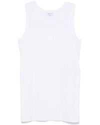McQueen - Cotton Blend Top - Lyst