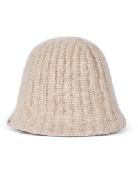 Brunello Cucinelli - Cashmere Knit Bucket Hat - Lyst