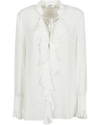 The Seafarer - Milly Ruched Shirt - Lyst