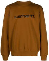 Carhartt - Crewneck Logo Sweatshirt - Lyst