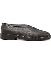 Lemaire - Piped Leather Slippers - Lyst