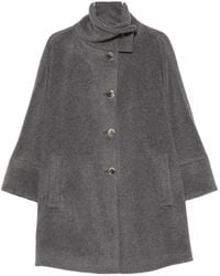 Emporio Armani - Wool Coat - Lyst