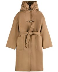 Fay - Wool And Cashmere Long Coat - Lyst