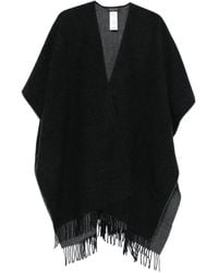 Fabiana Filippi - Fringed V-Neck Poncho - Lyst
