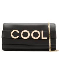michael michael kors bellamie polished leather clutch