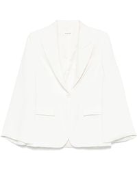 P.A.R.O.S.H. - P.A.R.O..H. Single-Breasted Blazer Jacket - Lyst