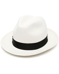 Borsalino - Cappello Panama Monica In Paglia - Lyst