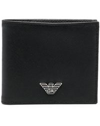 Emporio Armani - Logo Bifold Wallet - Lyst