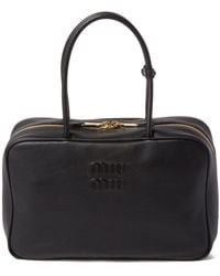 Miu Miu - Beau Leather Handbag - Lyst
