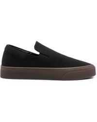 The Row - Canvas Slip On Sneakers - Lyst