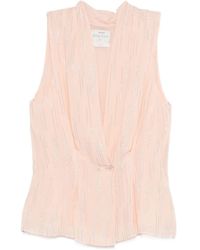 forte_forte - V-Necked Vest - Lyst