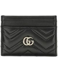Gucci - Gg Marmont Leather Card Case - Lyst