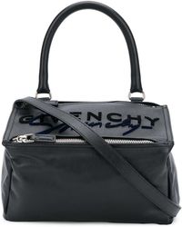 Givenchy Pandora Small Leather Shoulder Bag - Black