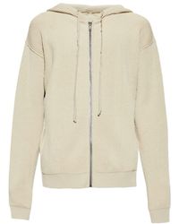 Rick Owens - Wool Zip-Up Sweatshirt - Lyst