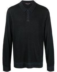 Michael Kors - Long-sleeve Polo Shirt - Lyst