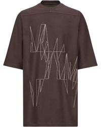 Moncler - Rick Owens Jumbo Cotton T-Shirt - Lyst