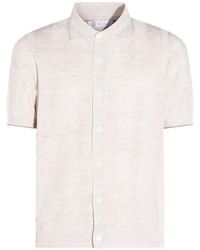 Brunello Cucinelli - Linen And Cotton Blend Cardigan - Lyst