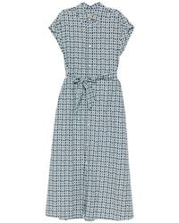 Woolrich - Cotton Blend Chemisier Dress - Lyst