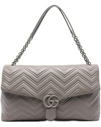 Gucci - Gg Marmont Maxi Leather Shoulder Bag - Lyst