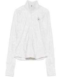 adidas By Stella McCartney - Logo Zipped Sweatshirt - Lyst