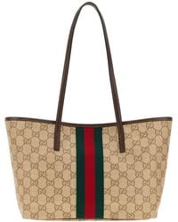 Gucci - Small Tribeca Web-Stripe Tote Bag - Lyst