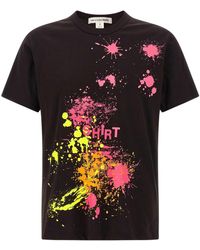 Comme des Garçons - Paint Splash T-Shirt By Comme Des Garçons Shir - Lyst