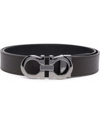 Ferragamo - Gancini Leather Belt - Lyst