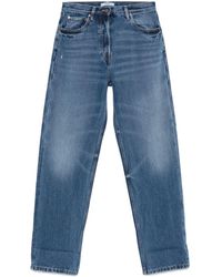 Prada - Cotton Wide Leg Jeans - Lyst