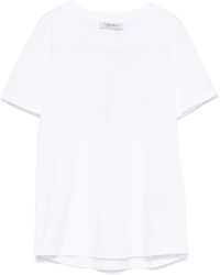 Max Mara - Logo Cotton T-Shirt - Lyst