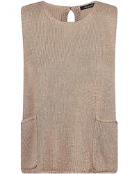 MIZUIRO - Cotton Vest - Lyst