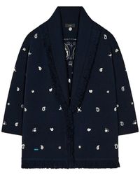 Alanui - Echoes Of The Bandana Cashmere Cardigan - Lyst